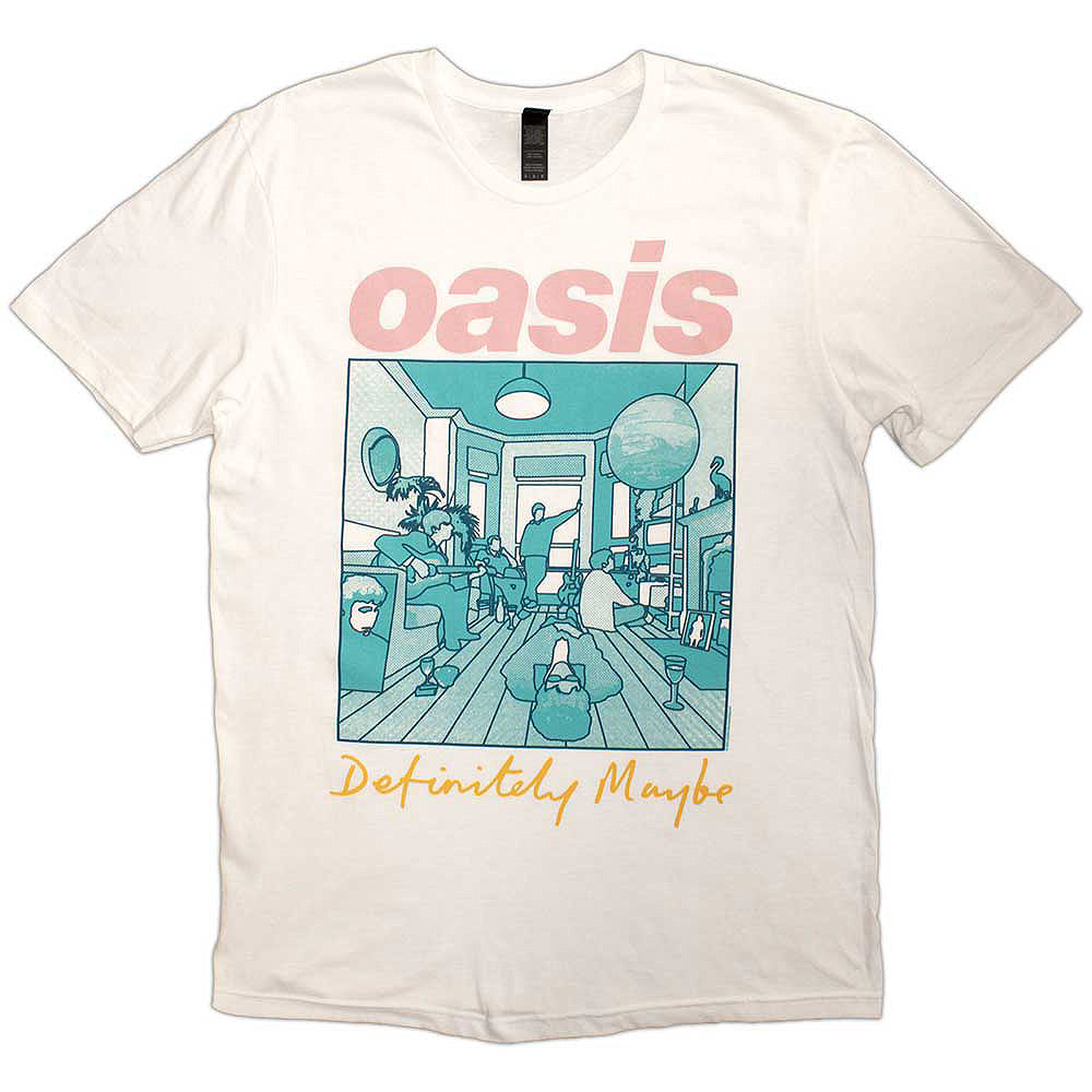 OASIS - (映画「オアシス：ドント・ルック・バック・イン・アンガー」公開 ) - Definitely Maybe Illustration Colour