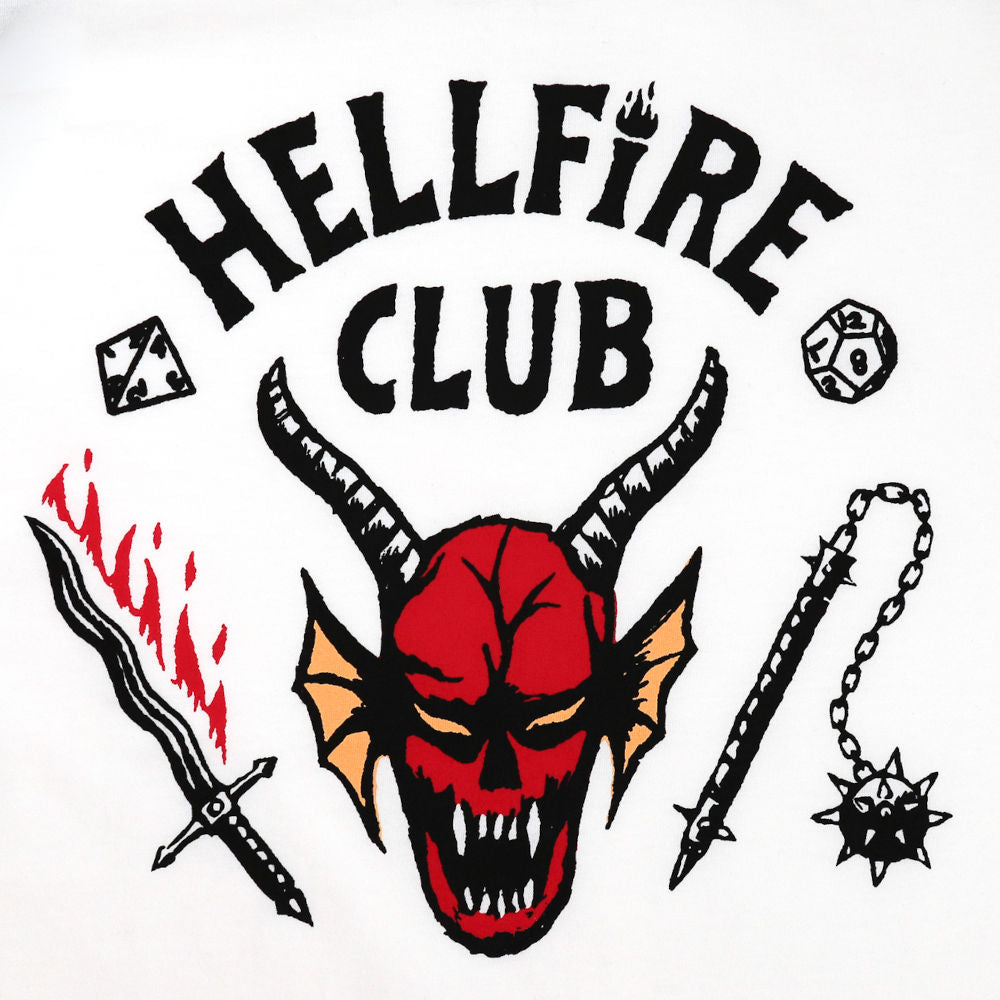 
                  
                    【予約商品】 STRANGER THINGS ストレンジャー・シングス (シーズン5 配信 記念 ) - HELLFIRE CLUB ラグラン七分袖 / Tシャツ / メンズ
                  
                