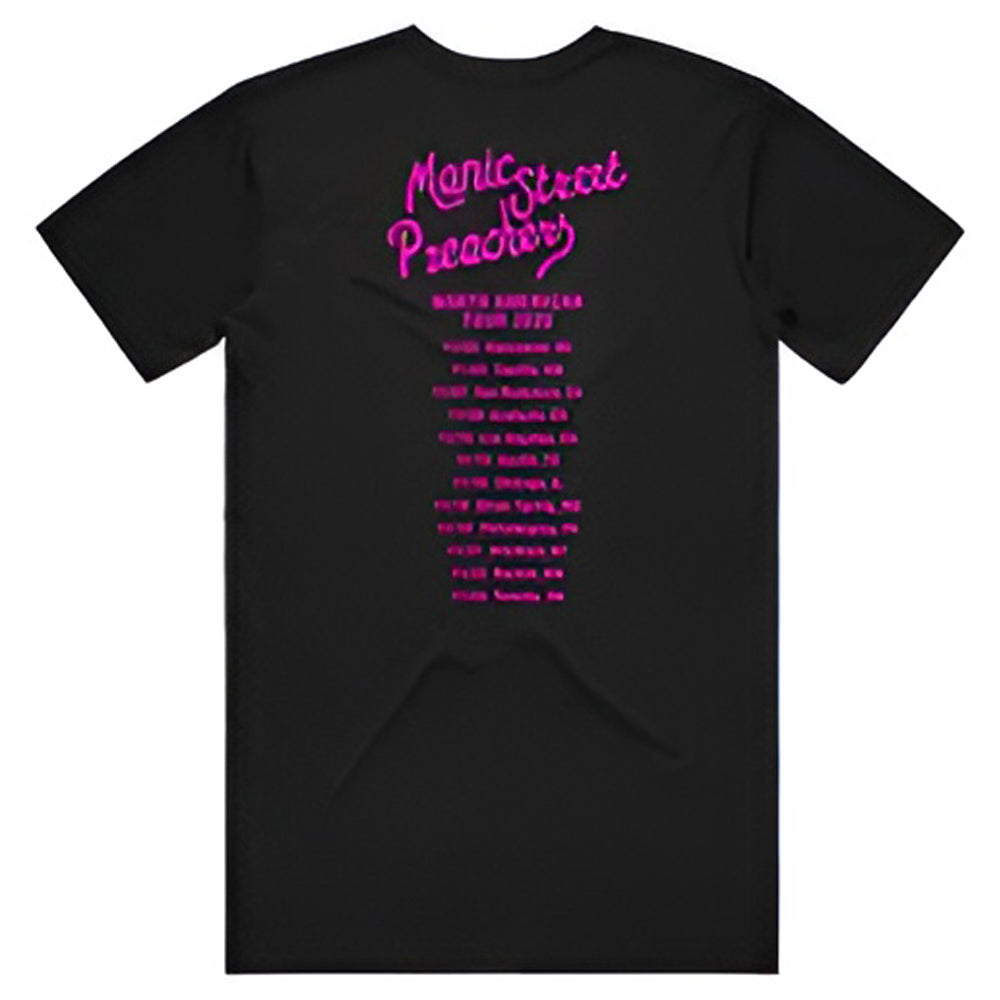 
                  
                    MANIC STREET PREACHERS マニックストリートプリーチャーズ (2025年 1月 来日 ) - Stay Beautiful Tour / バックプリントあり / Tシャツ / メンズ
                  
                