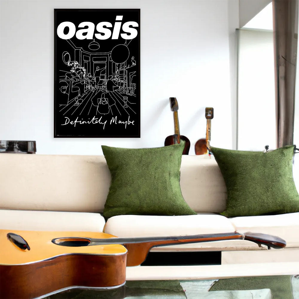 
                  
                    OASIS オアシス (10月 来日 記念 ) - DEFINITELY MAYBE ART / ポスター
                  
                