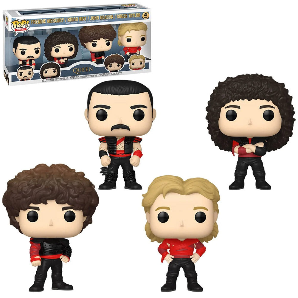 QUEEN - (結成 55周年 ) - Radio Gaga Funko Pop! Vinyl Figure 4-Pack