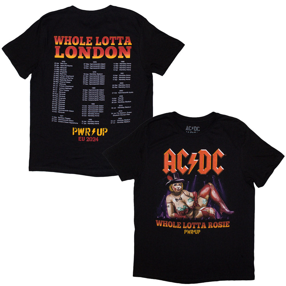 AC/DC - (Back in Black 45周年 ) - Whole Lotta London PWR-UP EU Tour '24 / バックプリントあり