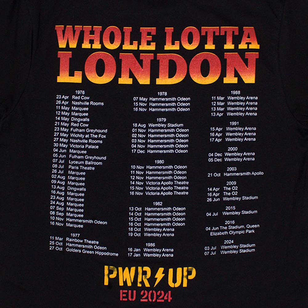 
                  
                    AC/DC エーシーディーシー (来日 45周年 ) - Whole Lotta London PWR-UP EU Tour '24 / バックプリントあり / Tシャツ / メンズ
                  
                