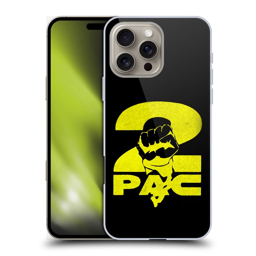 2PAC - Logos / Yellow Fist ハード case