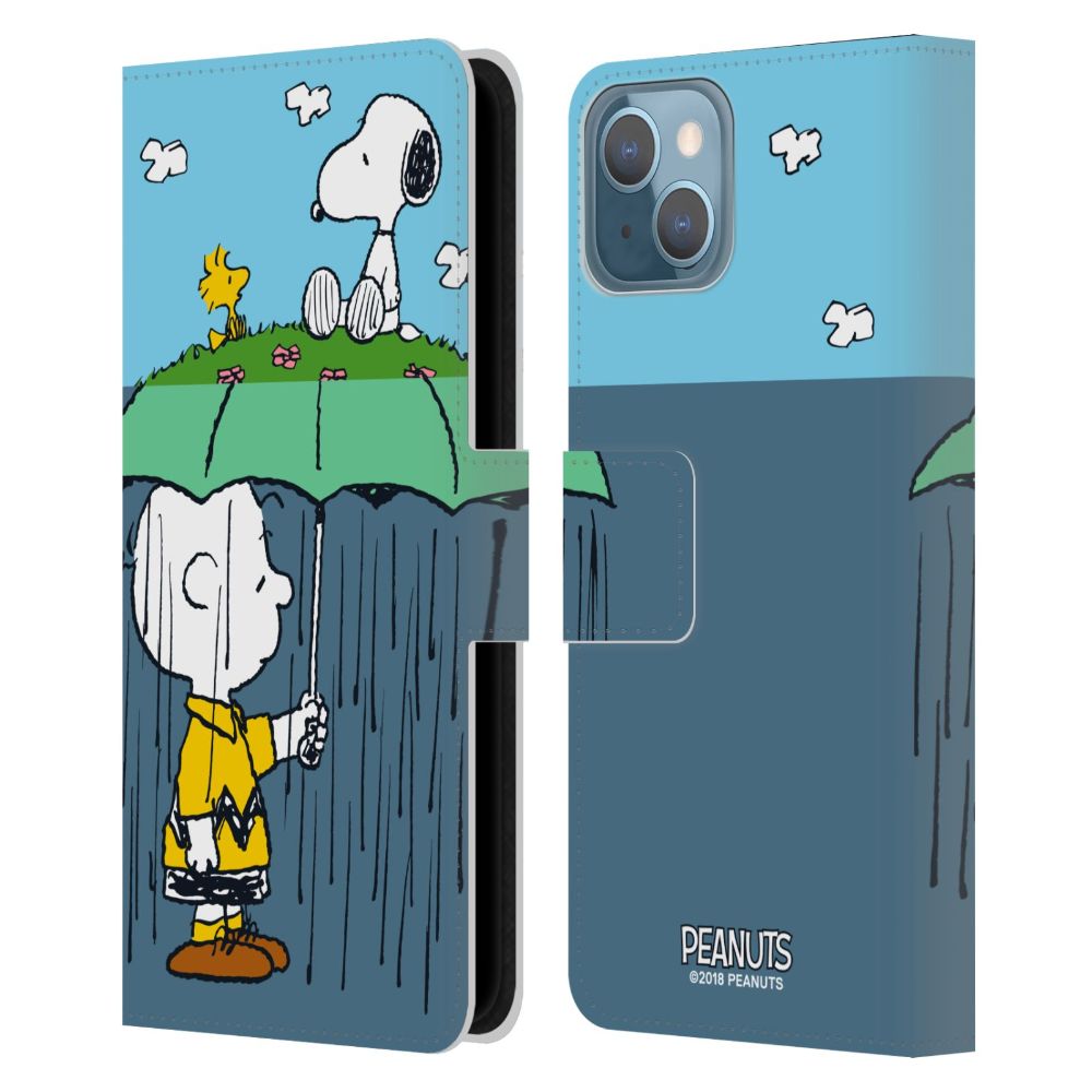 PEANUTS - (コミック誕生 75周年 ) - Charlie, Snoppy & Woodstock レザー手帳型