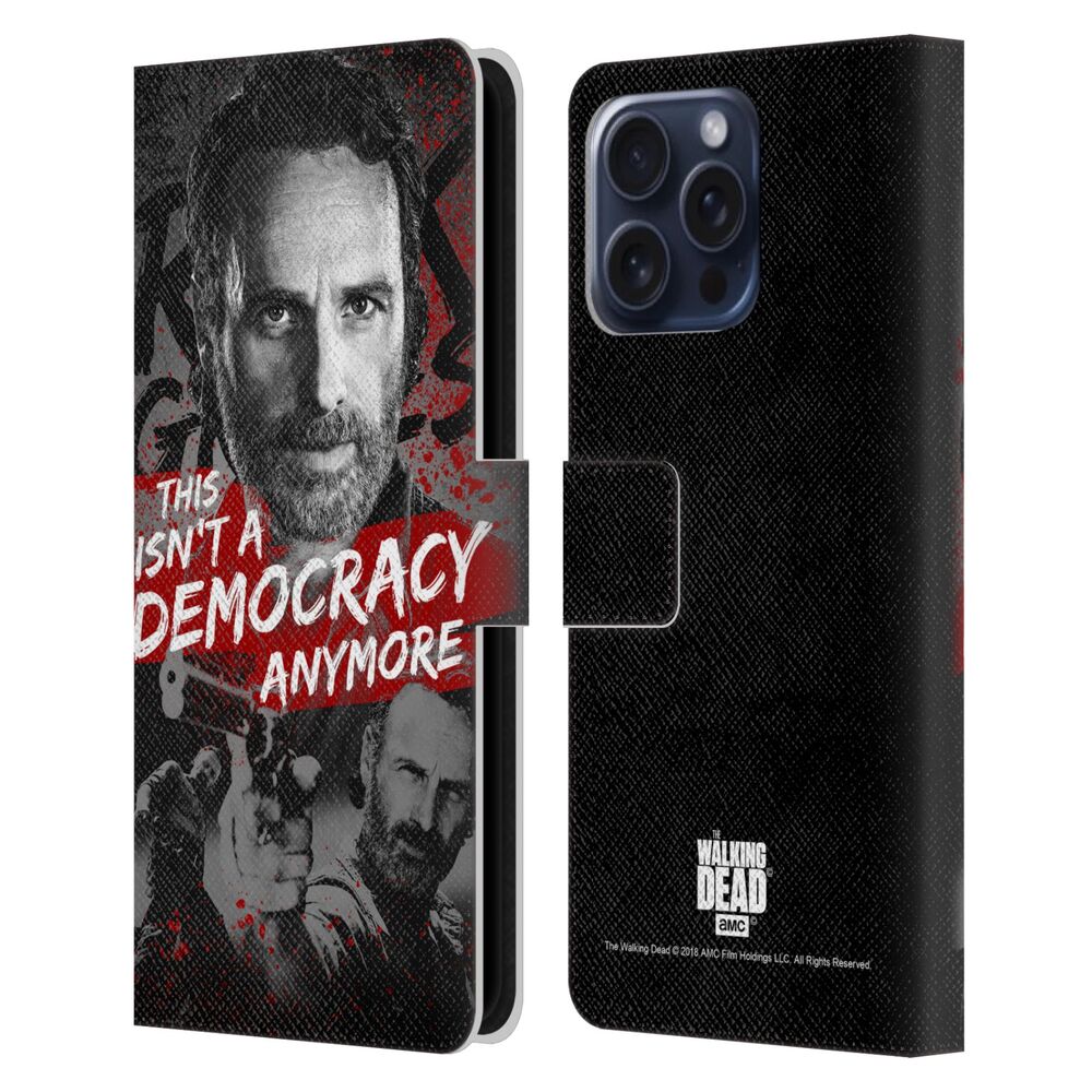 WALKING DEAD - Rick Grimes Legacy / Democracy レザー手帳型