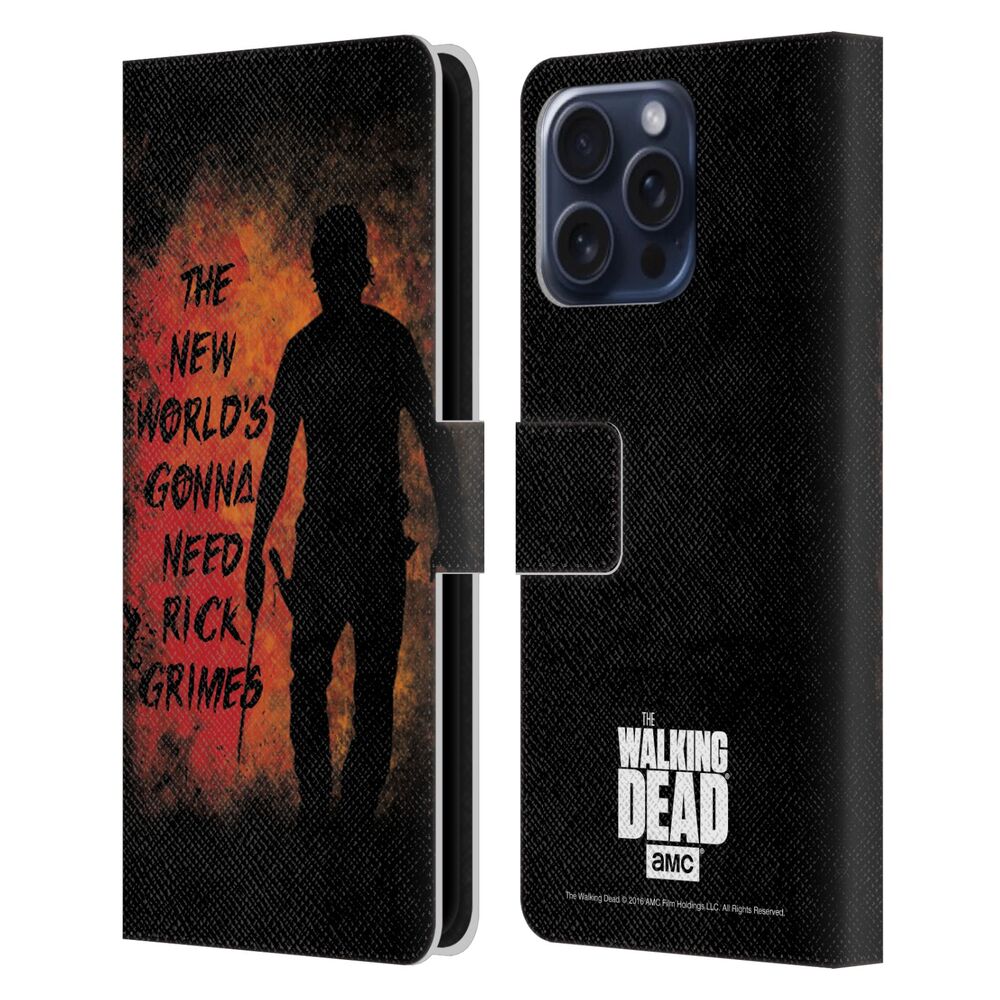 WALKING DEAD - Typography / Gonna Need Rick レザー手帳型