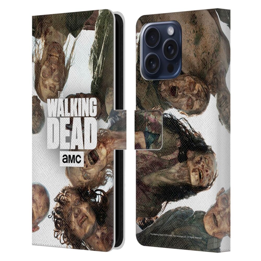 WALKING DEAD - Logo / Group レザー手帳型