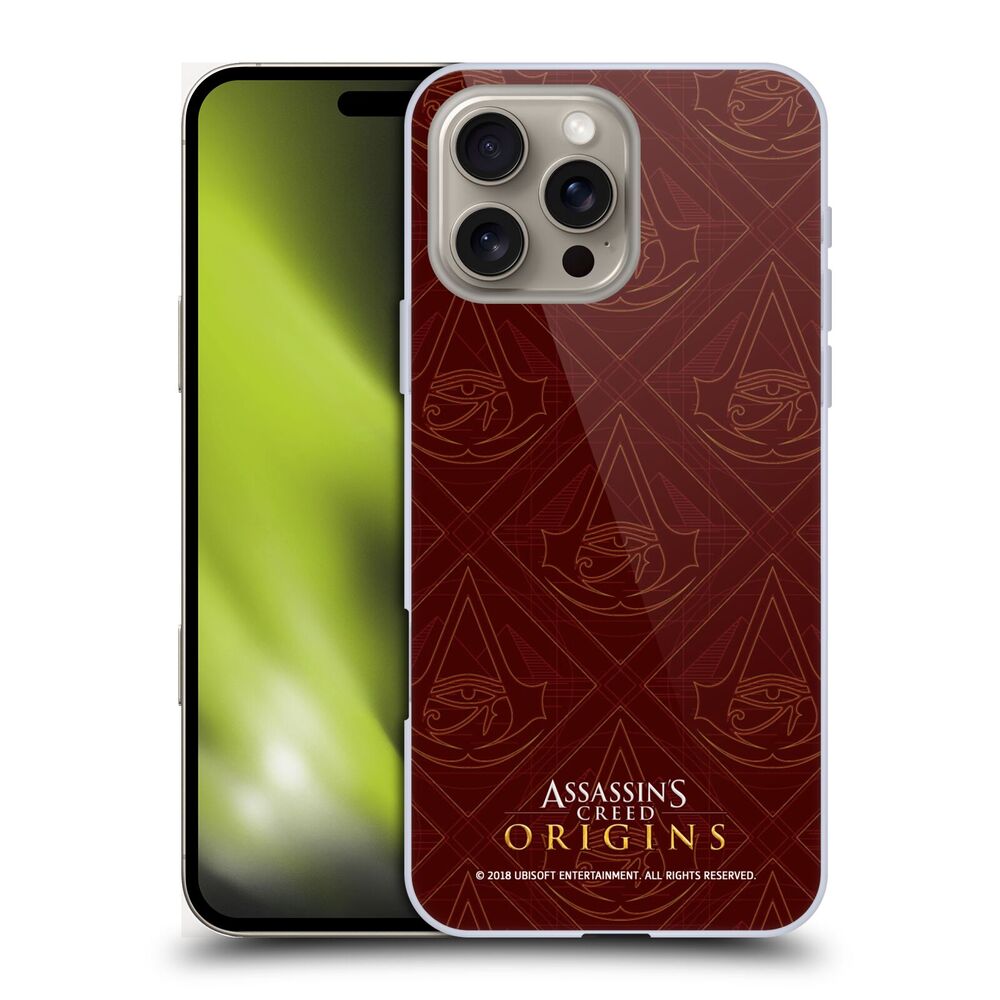 ASSASSINS CREED - Origins Patterns / Maroon Crest ハード case