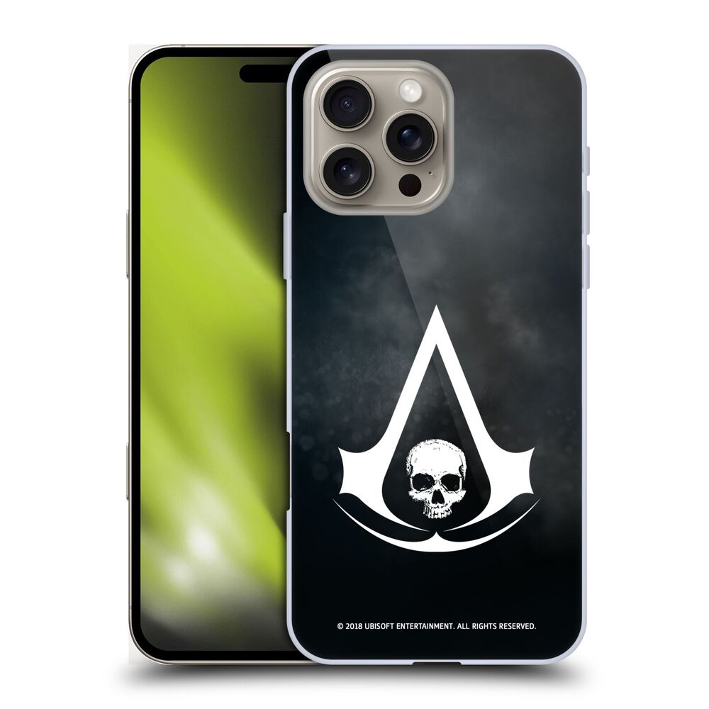 ASSASSINS CREED - Black Flag Logos / White ハード case