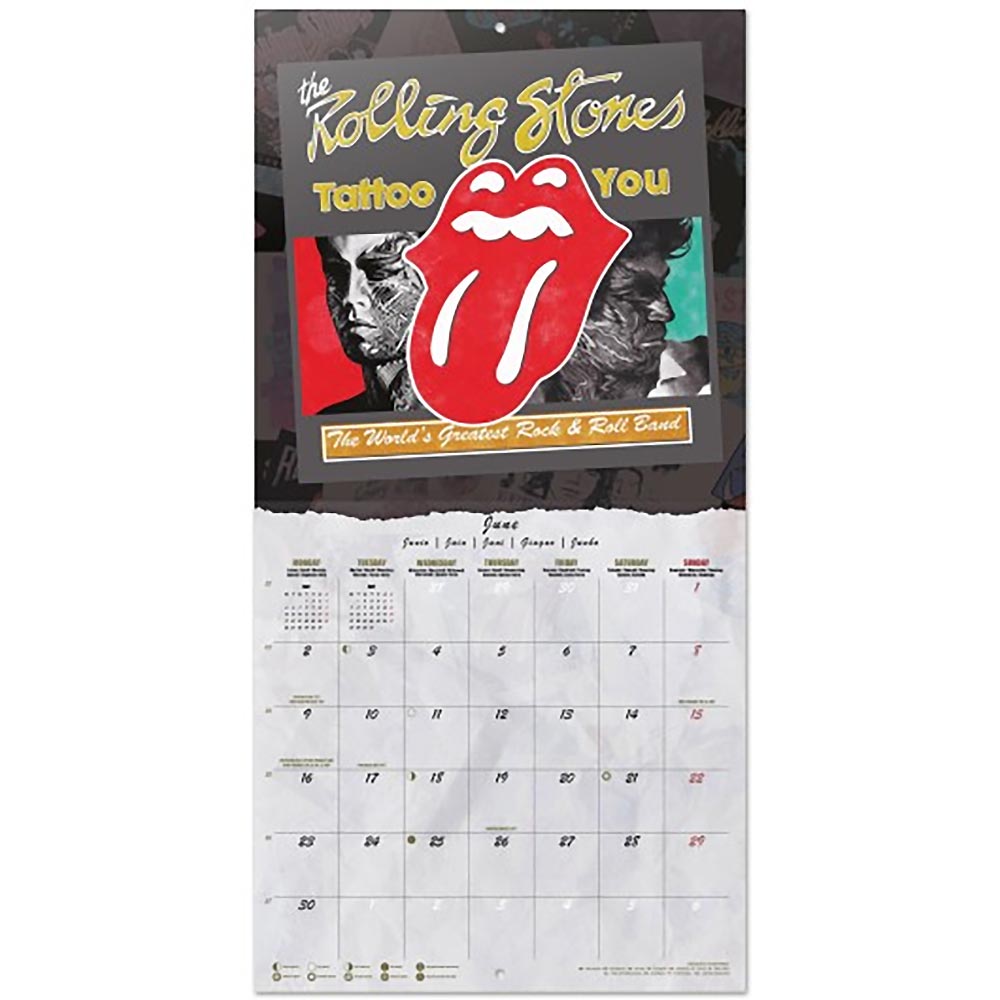 
                  
                    【廃番ラスト販売/特別価格】ROLLING STONES ローリングストーンズ - 2025 SQUARE CALENDAR / カレンダー・ダイアリー
                  
                