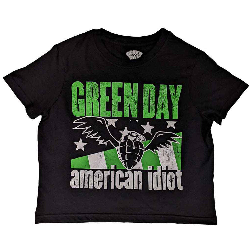 GREEN DAY - (2025年 2月 来日 ) - American Idiot Wings / クロップトップ / タイダイ