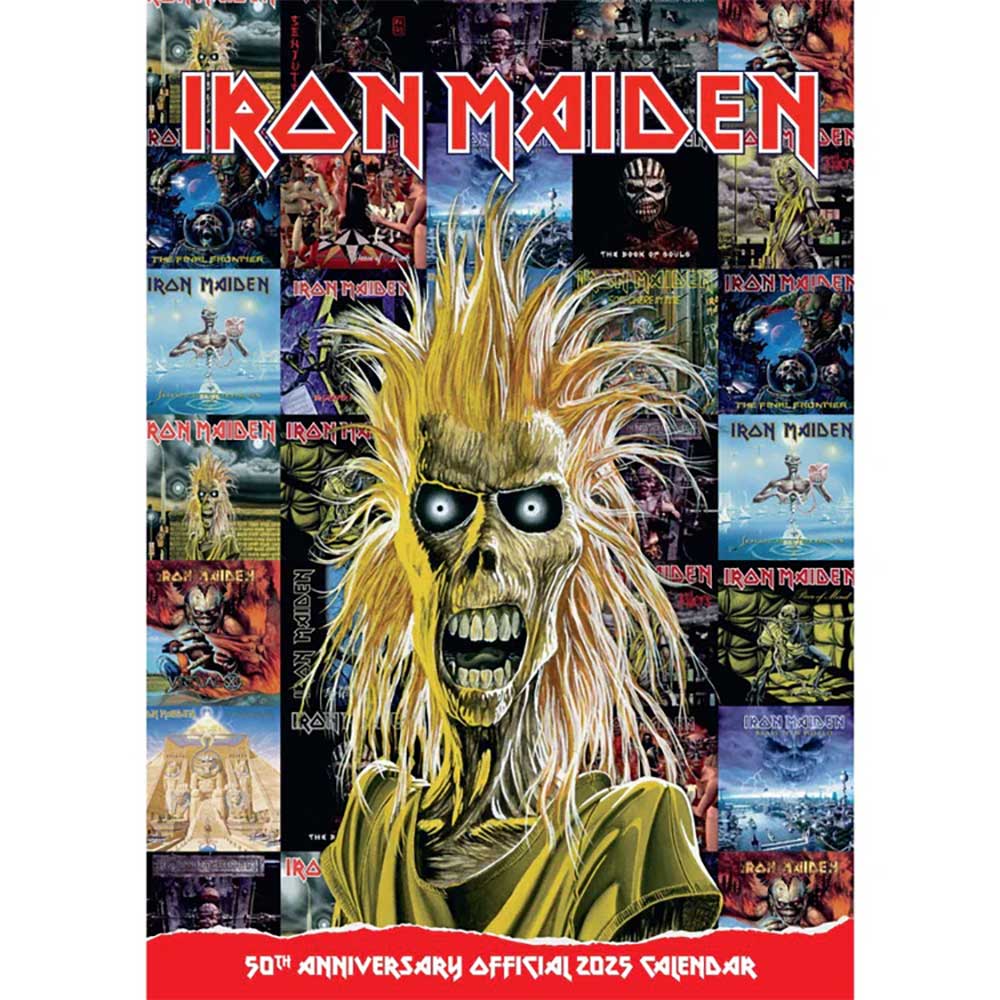 IRON MAIDEN - (ポール・ディアノ 追悼 ) - 2025 A3 CALENDAR