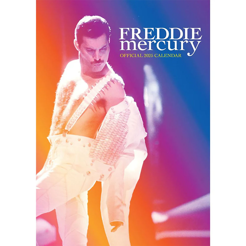 QUEEN - FREDDIE MERCURY 2025 A3 CALENDAR