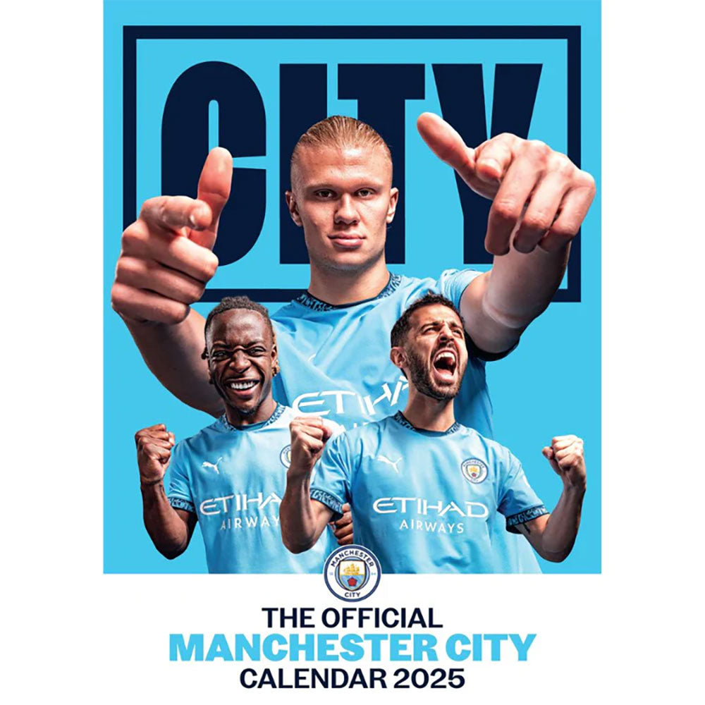 MANCHESTER CITY FC - 2025 A3 CALENDAR