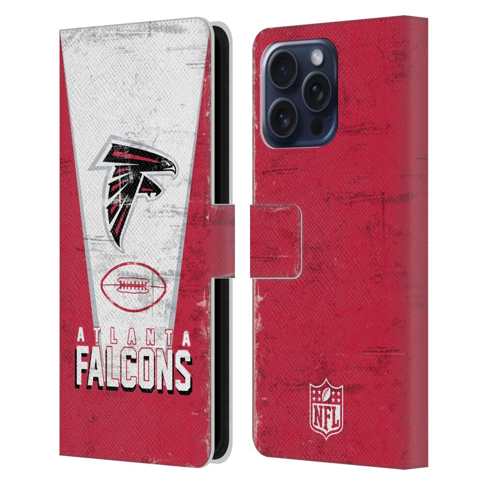 ATLANTA FALCONS（NFL） アトランタファルコンズ - Banner レザー手帳型