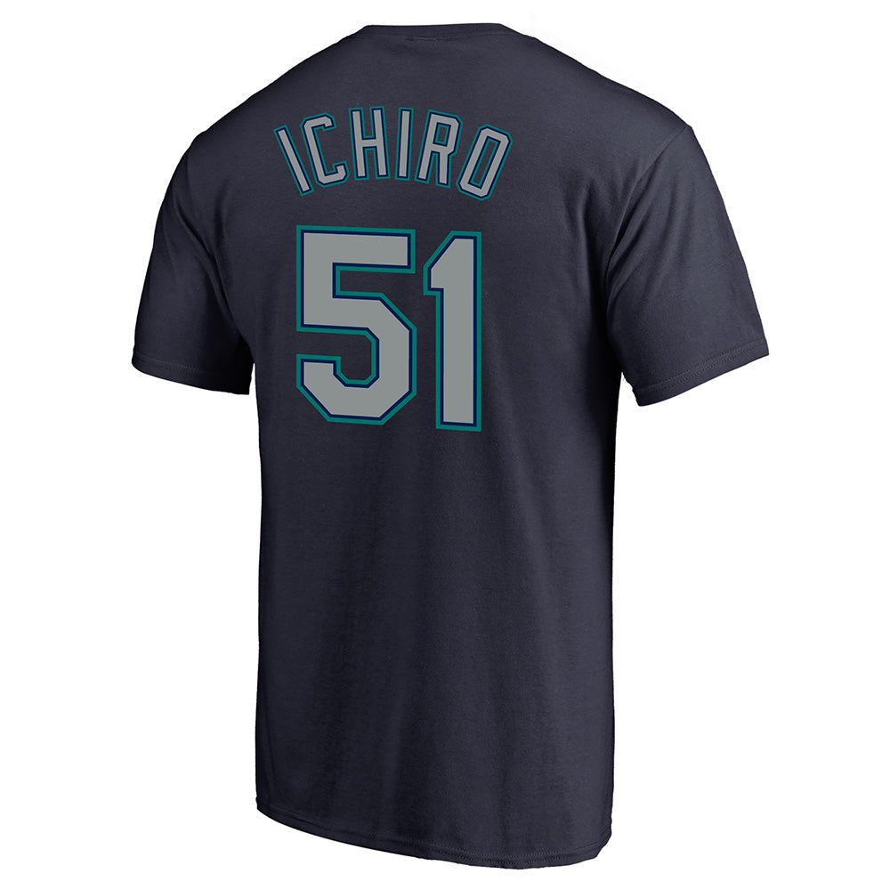 
                  
                    ICHIRO イチロー -  米国野球殿堂入り記念 マリナーズ イチロー ネーム＆ナンバー / ネイビー / 限定 / Tシャツ / メンズ
                  
                