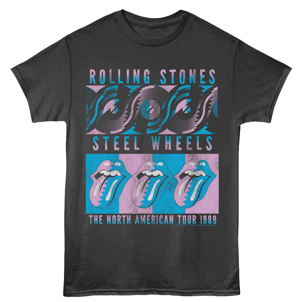 ROLLING STONES - (7月 新譜 記念 ) - STEEL WHEELS RECOLOR （復刻ツアーTシリーズ）