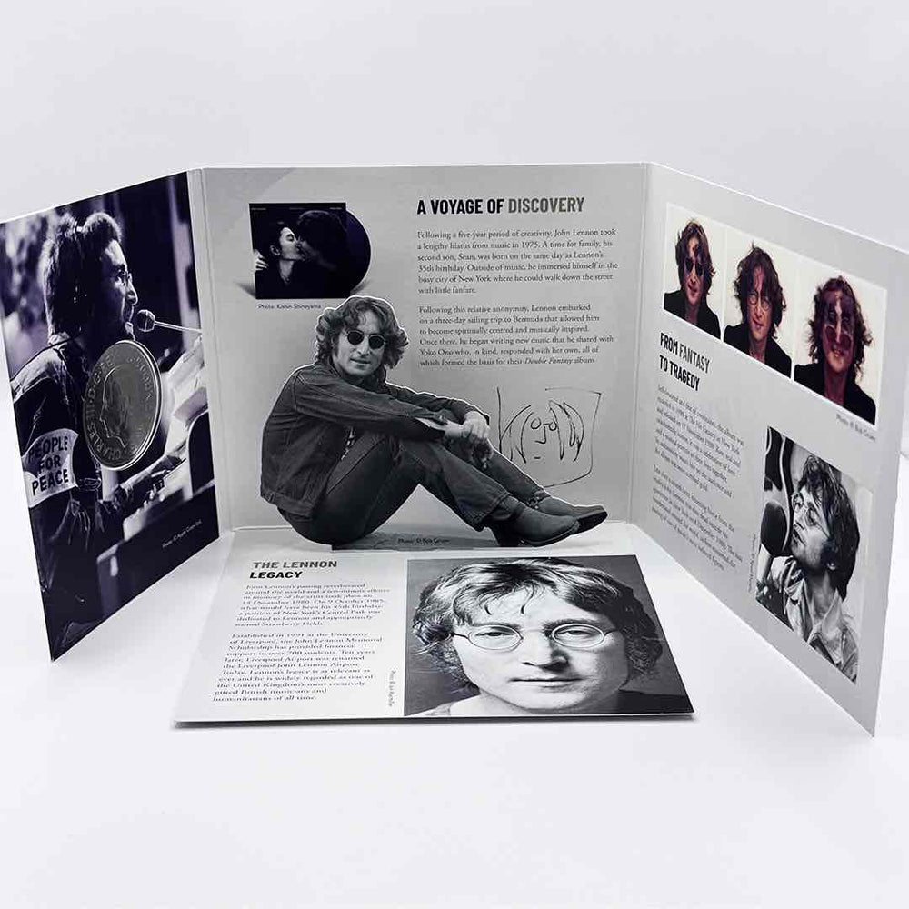 
                  
                    【予約商品】 JOHN LENNON ジョンレノン (生誕 85年 ) - 2025 UK £5 Brilliant Uncirculated Colour Coin 世界限定10,000 / 英国王立造幣局 / コイン
                  
                