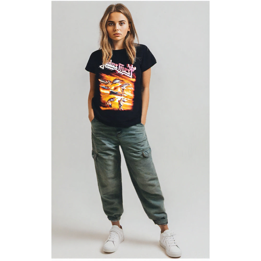 
                  
                    JUDAS PRIEST ジューダスプリースト - FIREPOWER / 限定 / Tシャツ / レディース
                  
                
