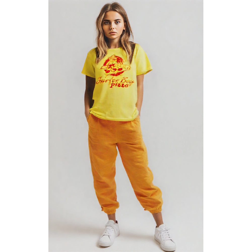 
                  
                    STRANGER THINGS ストレンジャー・シングス (シーズン5 配信 記念 ) - SURFER BOY PIZZA / バックプリントあり / Tシャツ / メンズ
                  
                