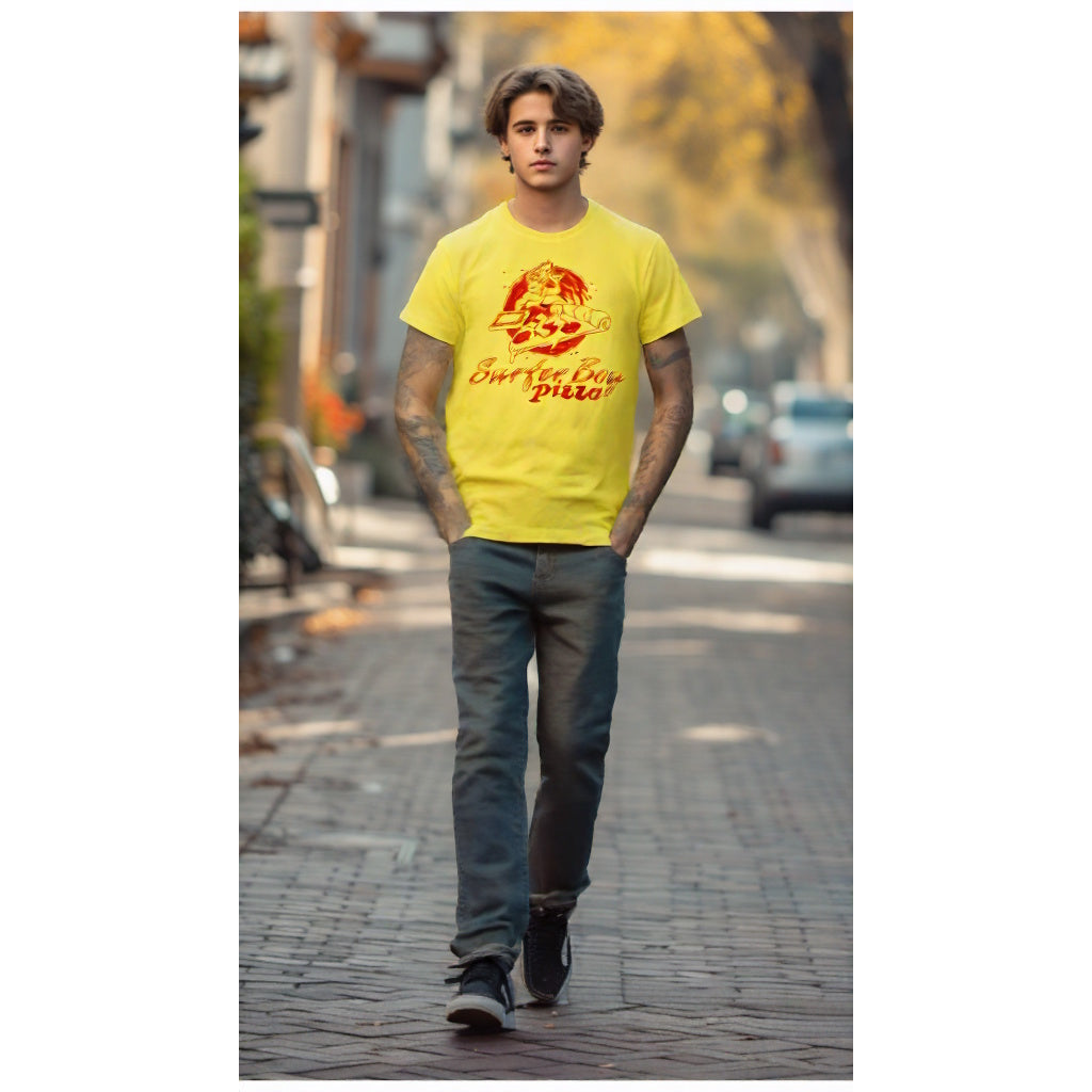 
                  
                    STRANGER THINGS ストレンジャー・シングス (シーズン5 配信 記念 ) - SURFER BOY PIZZA / バックプリントあり / Tシャツ / メンズ
                  
                