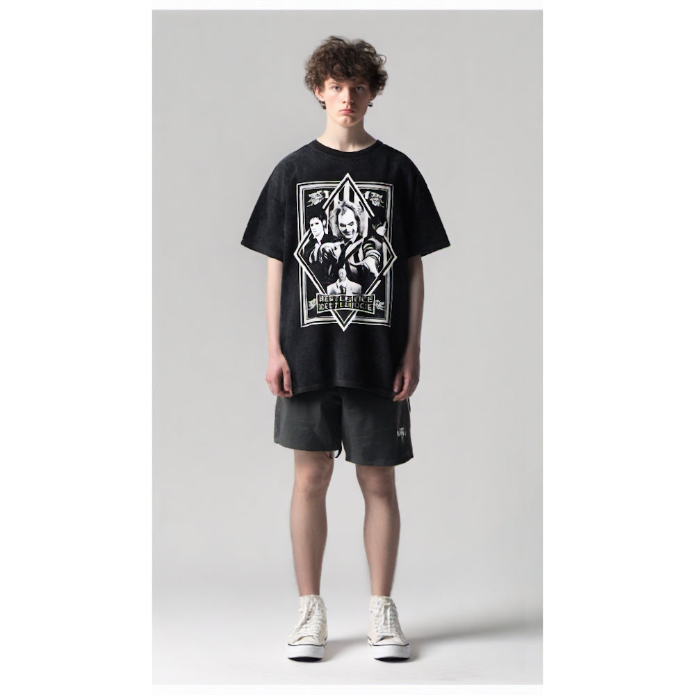 
                  
                    BEETLEJUICE ビートルジュース - BW Poster / Snow Wash / Tシャツ / メンズ
                  
                