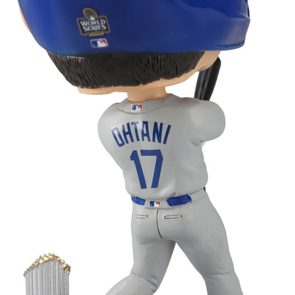 SHOHEI OHTANI 大谷翔平 - 初ワールドシリーズ制覇ボブルヘッド 世界限定7000体ビッグヘッドモデル トロフィー＆チケット台座付 / MLB公式 / フィギュア・人形