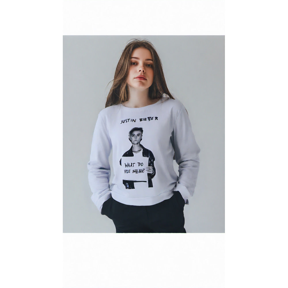 
                  
                    JUSTIN BIEBER ジャスティンビーバー (新譜 発売 ) - WHAT DO YOU MEAN GIRLS SWEATSHIR / パーカー・スウェット / レディース
                  
                