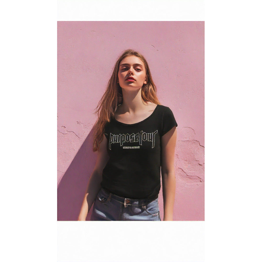 
                  
                    JUSTIN BIEBER ジャスティンビーバー (新譜 発売 ) - WORLD TOUR 2017 / レアモデル / Amplified（ ブランド ） / バックプリントあり / Tシャツ / レディース
                  
                