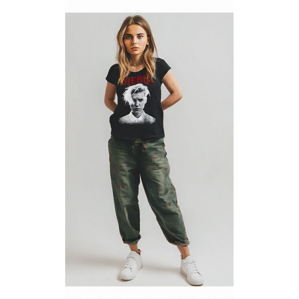 
                  
                    JUSTIN BIEBER ジャスティンビーバー (新譜 発売 ) - PURPOSE WORLD TOUR 2017 / Amplified（ ブランド ） / レア / Tシャツ / レディース
                  
                