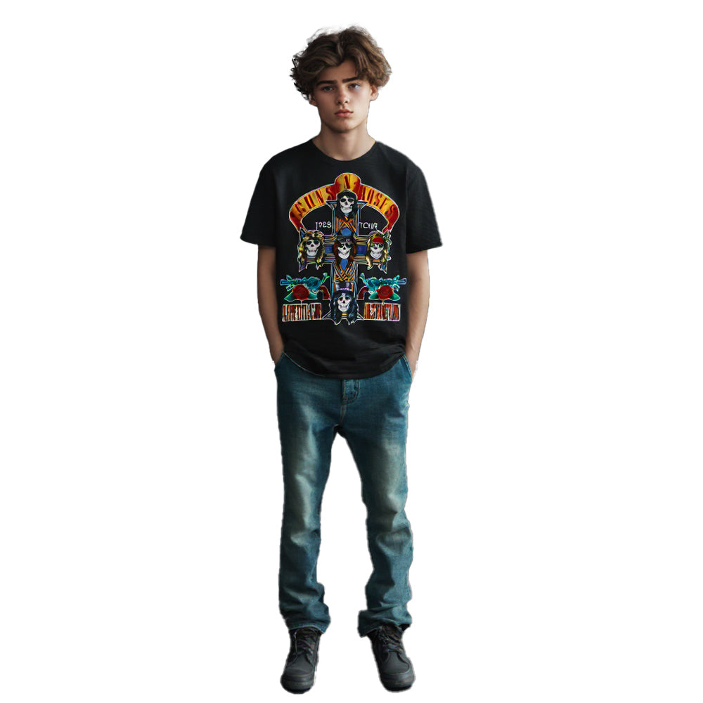 
                  
                    GUNS N ROSES ガンズアンドローゼズ (結成 40周年 ) - NJ SUMMER JAM 1988 （復刻ツアーTシリーズ） / バックプリントあり / Tシャツ / メンズ
                  
                