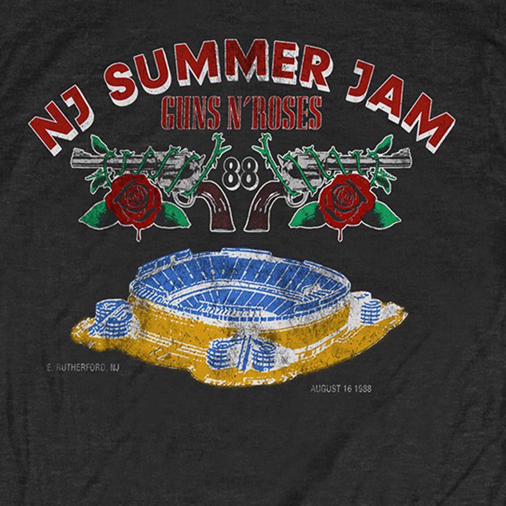 
                  
                    GUNS N ROSES ガンズアンドローゼズ (結成 40周年 ) - NJ SUMMER JAM 1988 （復刻ツアーTシリーズ） / バックプリントあり / Tシャツ / メンズ
                  
                