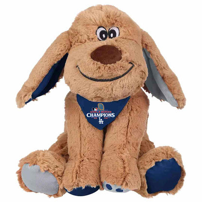 LOS ANGELES DODGERS（MLB） ロサンゼルスドジャース - 2024 World Series Champs 10-In. Floppy Ear Dog Plush / ぬいぐるみ / 限定 / フィギュア・人形