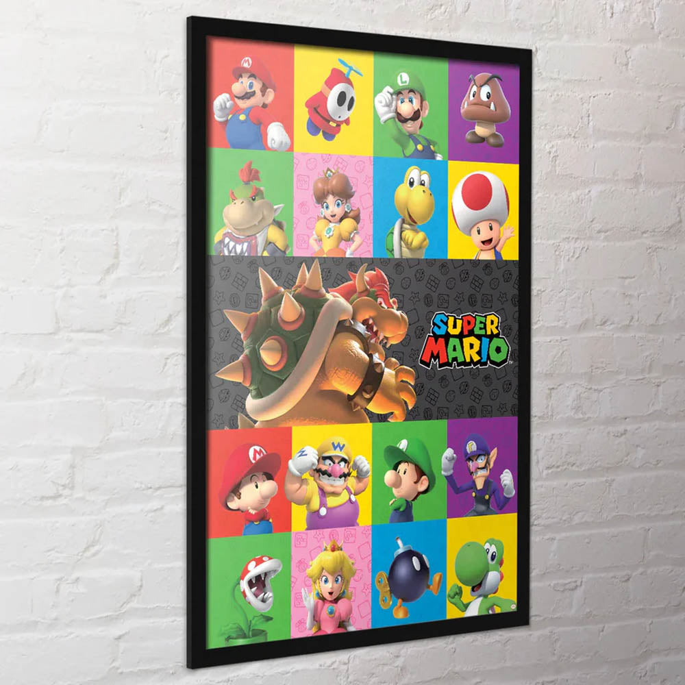 
                  
                    SUPER MARIO スーパーマリオ (40周年 ) - Characters / ポスター
                  
                