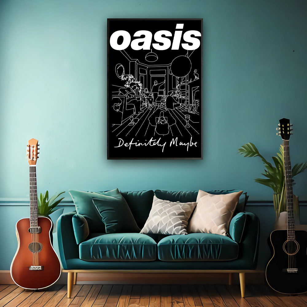 
                  
                    OASIS オアシス (10月 来日 記念 ) - DEFINITELY MAYBE ART / ポスター
                  
                