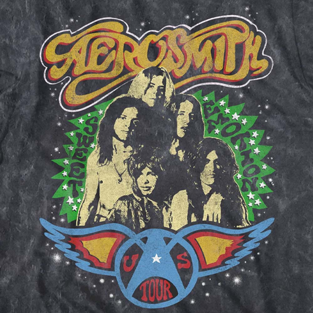 
                  
                    AEROSMITH エアロスミス (結成 55周年 ) - US TOUR GROUP / ミネラルウォッシュ / Tシャツ / メンズ
                  
                