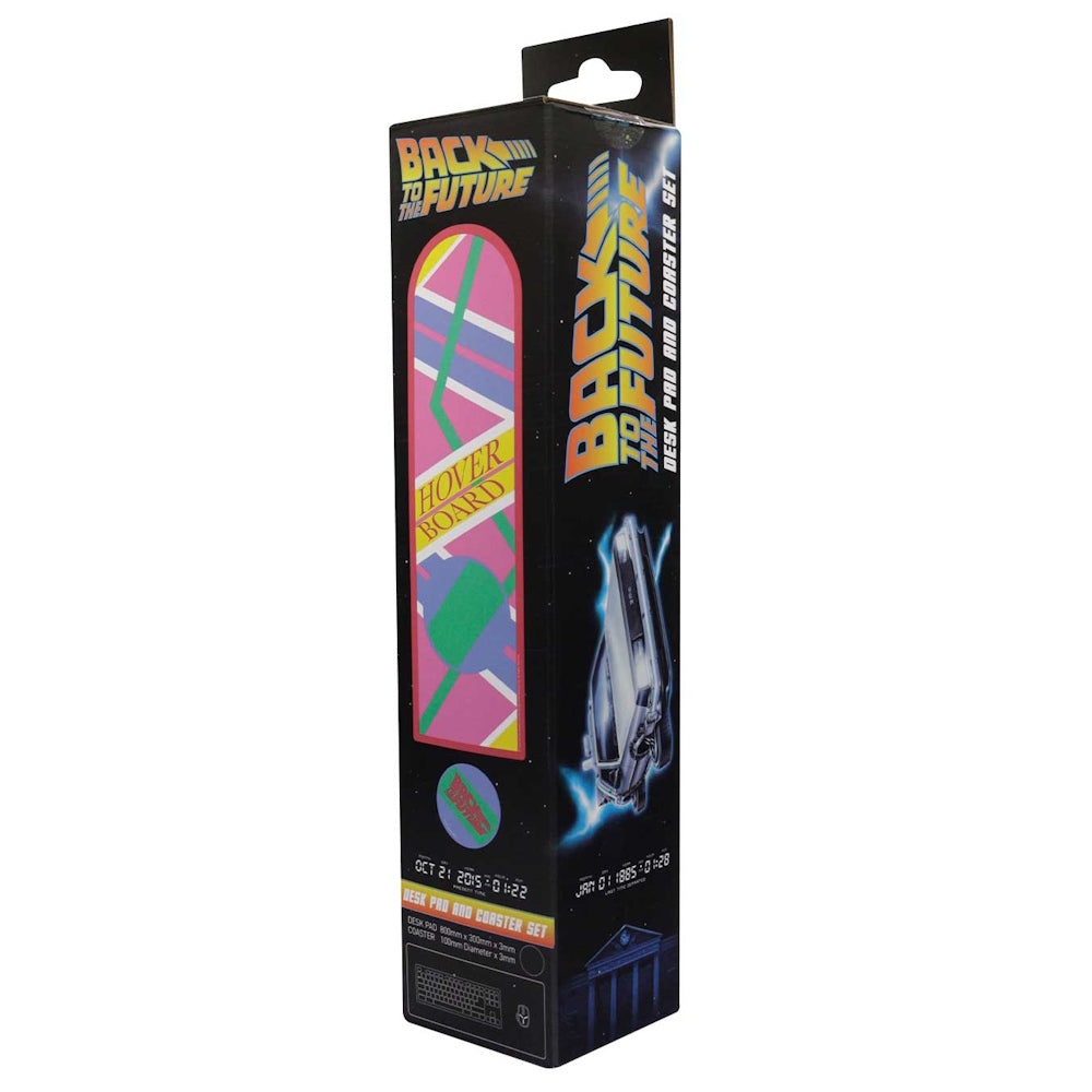 BACK TO THE FUTURE - (劇場公開 40周年 ) - XL Hoverboard Desk Pad and Coaster Set