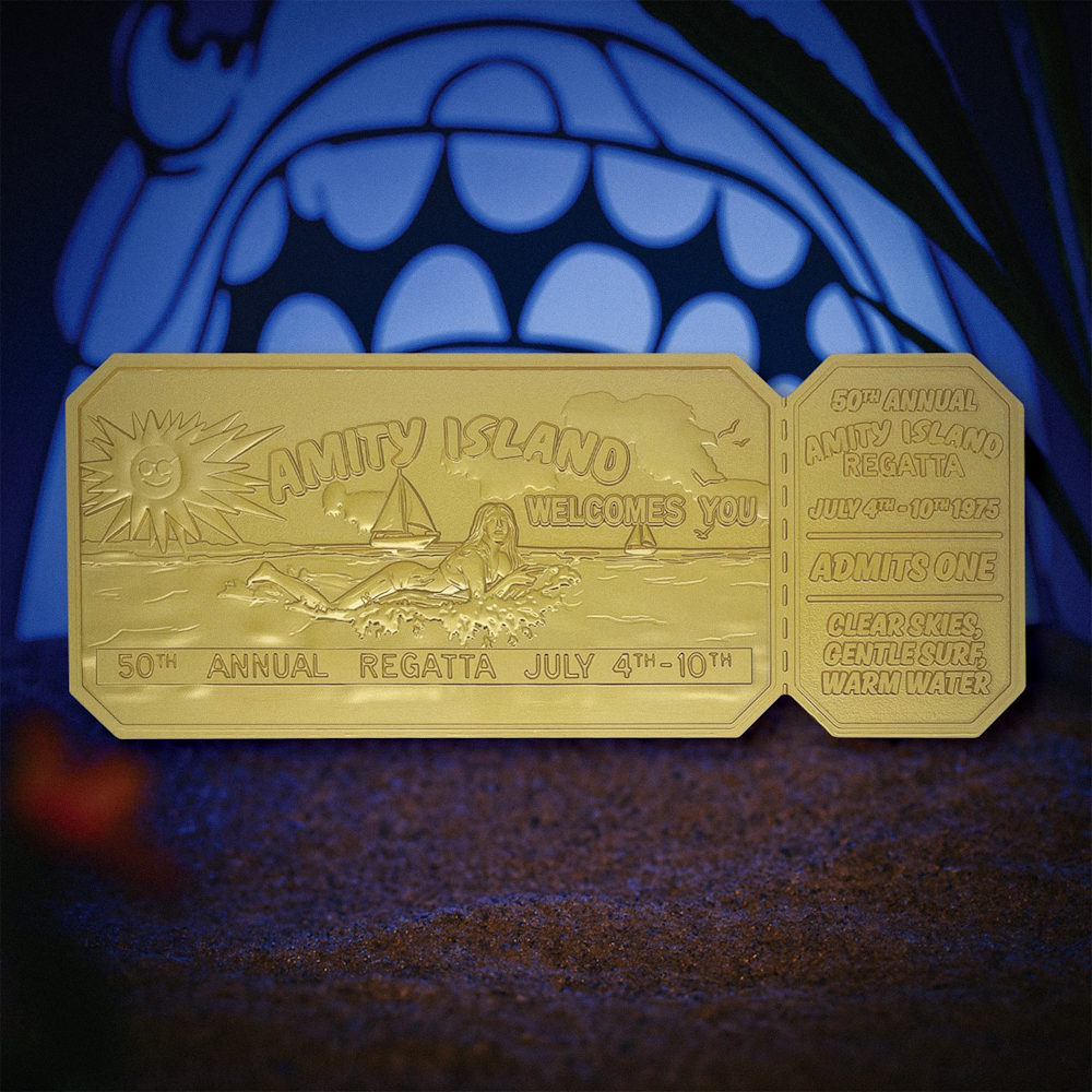
                  
                    JAWS ジョーズ (公開 50周年 ) - 50th Anniversary 24k Gold Plated Regatta Ticket / 24K金メッキ / 世界限定1975個 / コレクタブル
                  
                