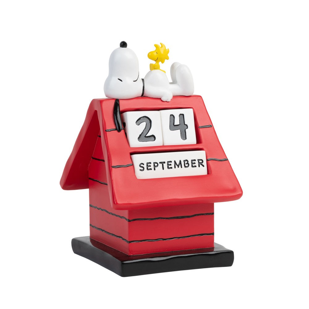 PEANUTS - (コミック誕生 75周年 ) - SNOOPY DOGHOUSE / 3Dパーペチュアルカレンダー / 永久カレンダー