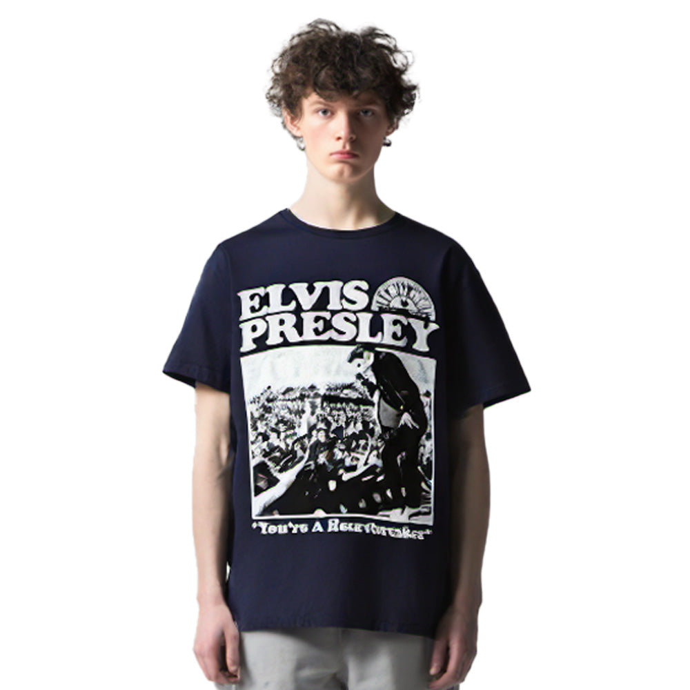
                  
                    ELVIS PRESLEY エルヴィスプレスリー (生誕 90周年 ) - Elvis Heartbreaker / Tシャツ / メンズ
                  
                