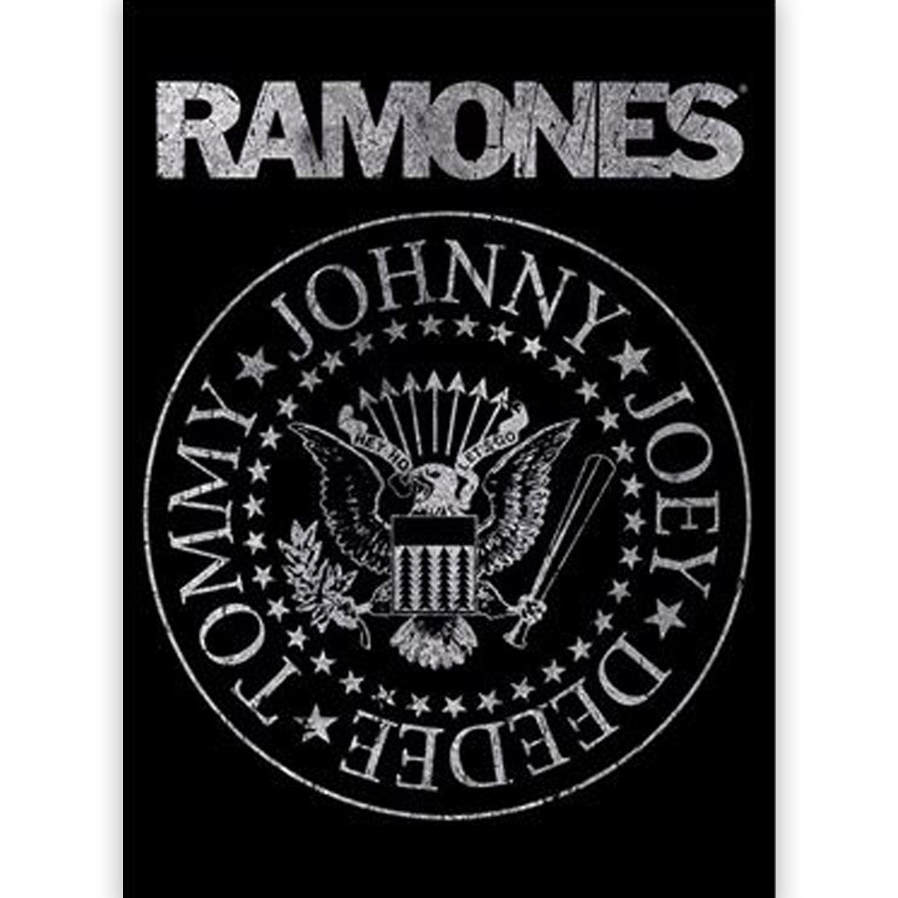 RAMONES - (デビュー 50周年 ) - DISTRESSED CREST / A6