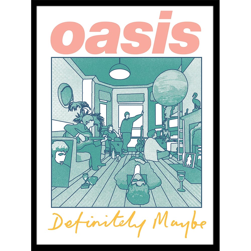 OASIS - (10月 来日 記念 ) - Definitely Art COLLECTOR PRINT