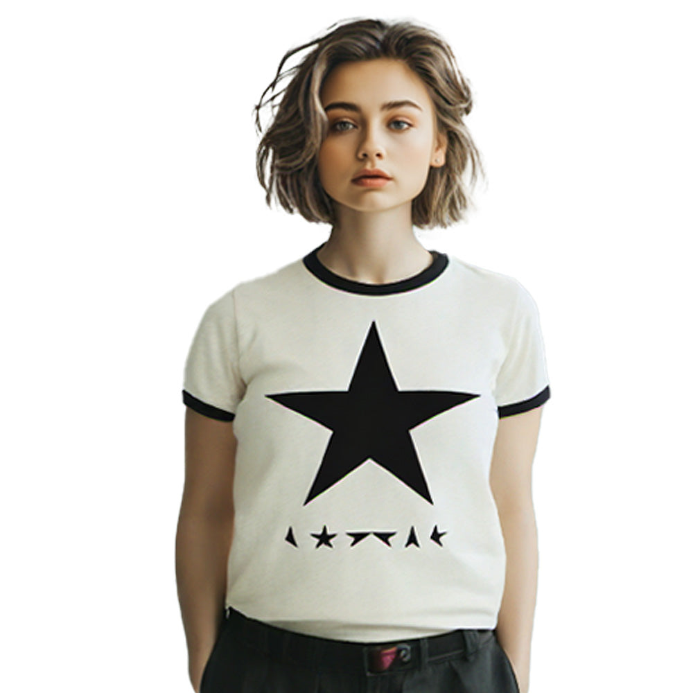 
                  
                    DAVID BOWIE デヴィッドボウイ - Blackstar Album Cover / リンガー / Tシャツ / メンズ
                  
                