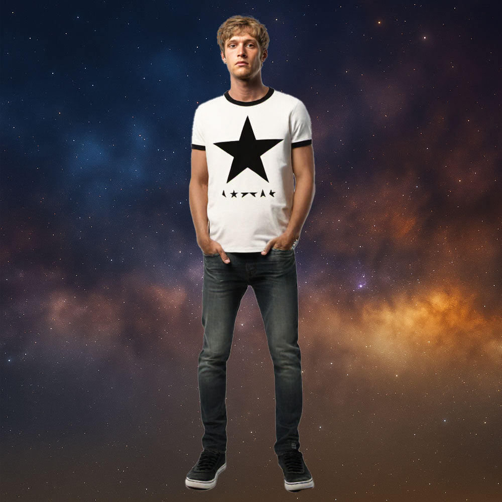 
                  
                    DAVID BOWIE デヴィッドボウイ - Blackstar Album Cover / リンガー / Tシャツ / メンズ
                  
                