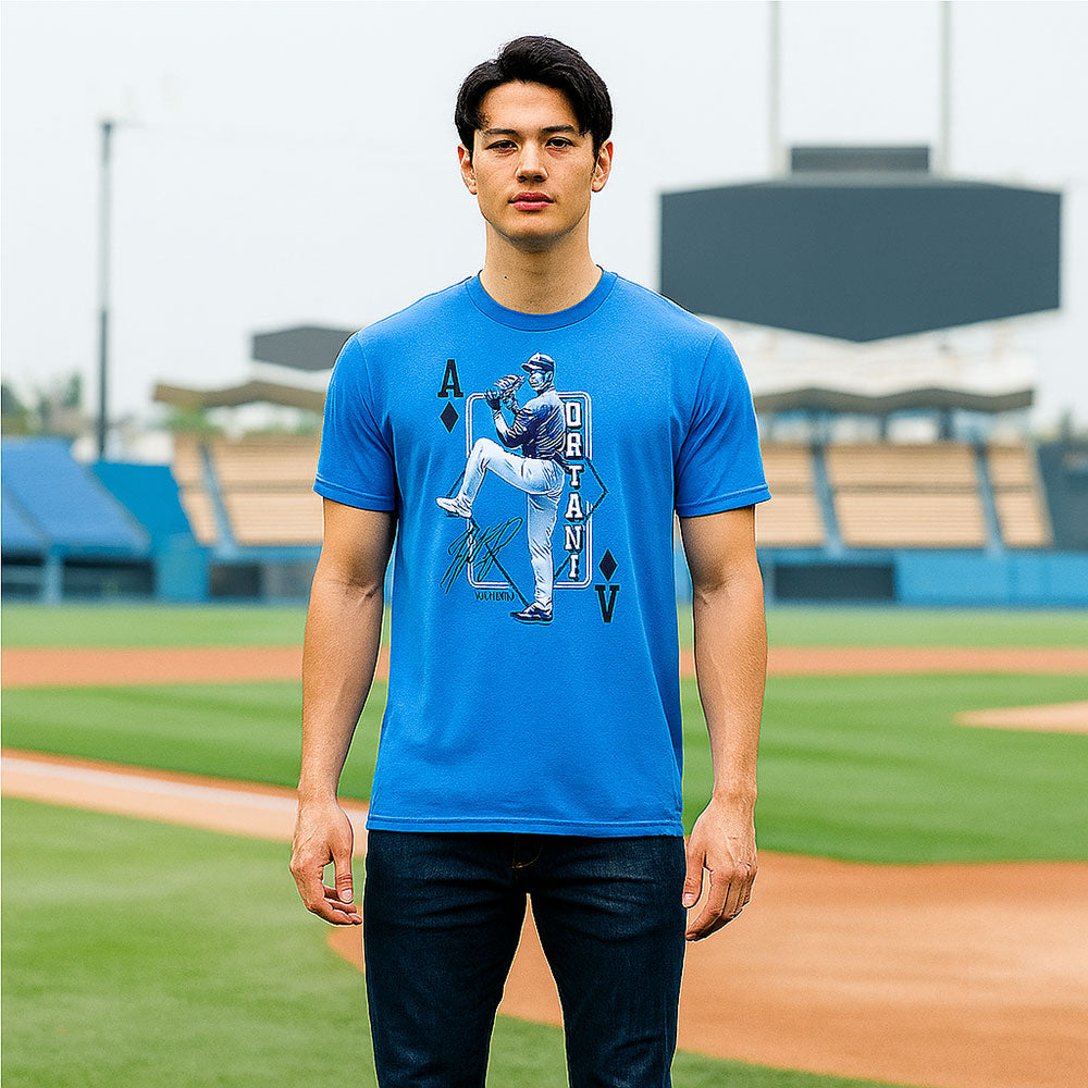 SHOHEI OHTANI 大谷翔平 - ACE OF DIAMONDS / 2025 ピッチャー復活記念 / Tシャツ / メンズ
