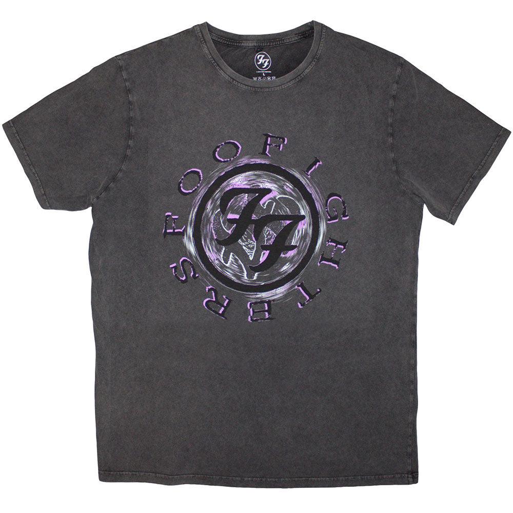 FOO FIGHTERS - (10月 来日 ) - Wheel Logo Shadow / Stone Wash