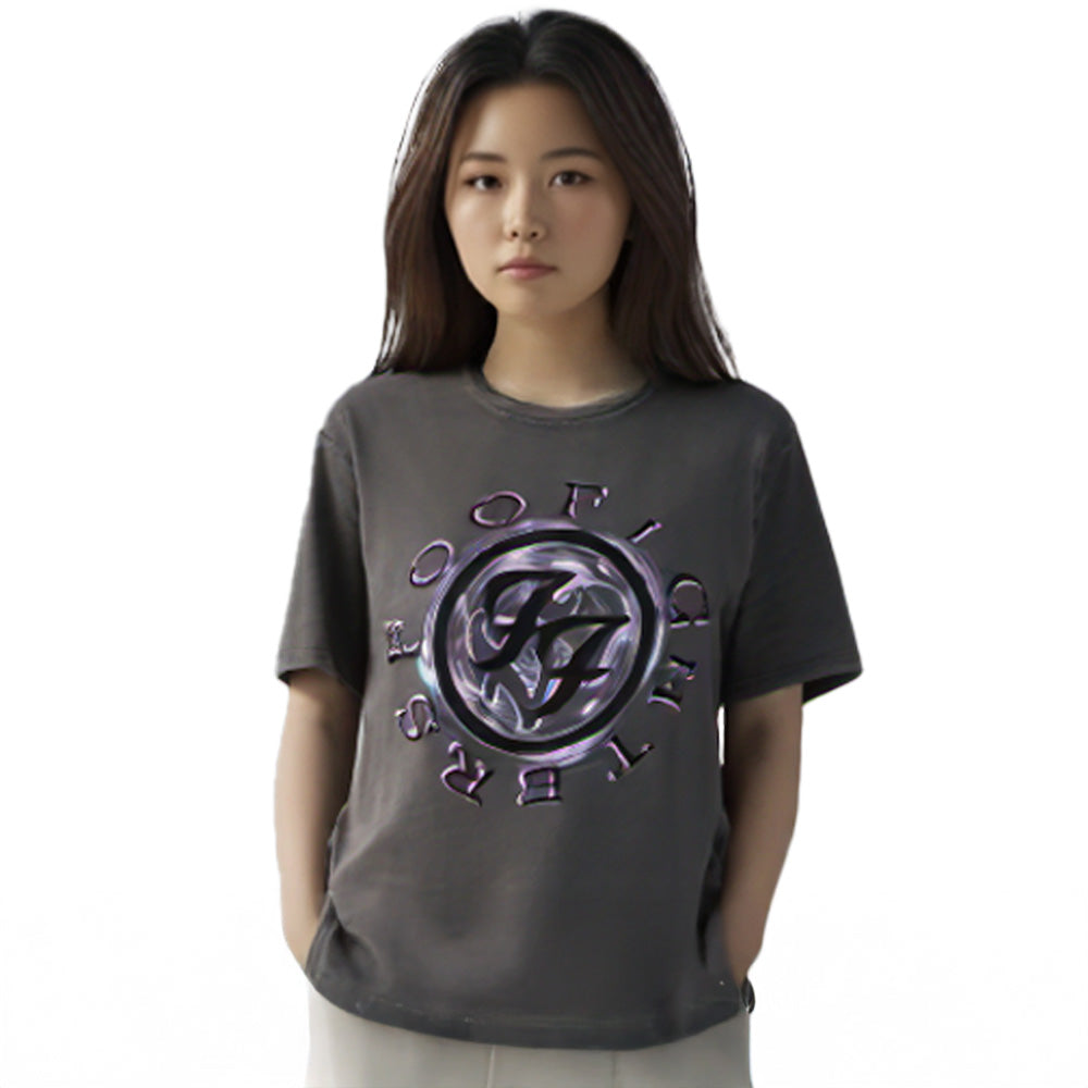 
                  
                    FOO FIGHTERS フーファイターズ (10月 来日 ) - Wheel Logo Shadow / Stone Wash / Tシャツ / メンズ
                  
                