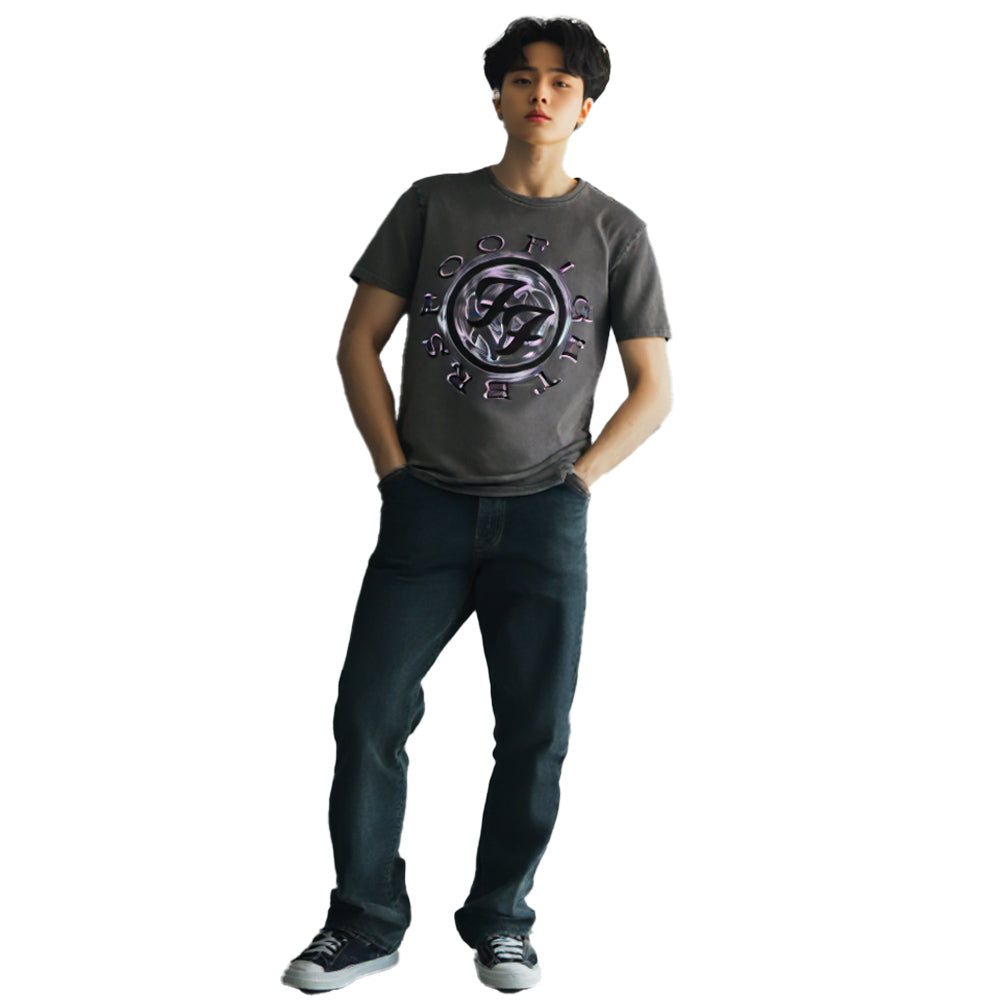 
                  
                    FOO FIGHTERS フーファイターズ - Wheel Logo Shadow / Stone Wash / Tシャツ / メンズ
                  
                