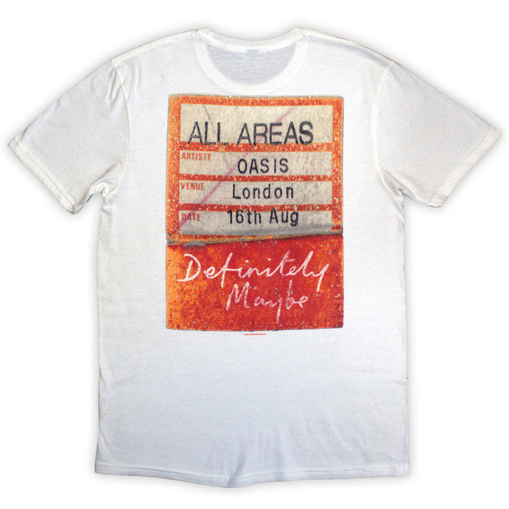 
                  
                    OASIS オアシス (10月 来日 記念 ) - Definitely Maybe AAA Pass / バックプリントあり / Tシャツ / メンズ
                  
                